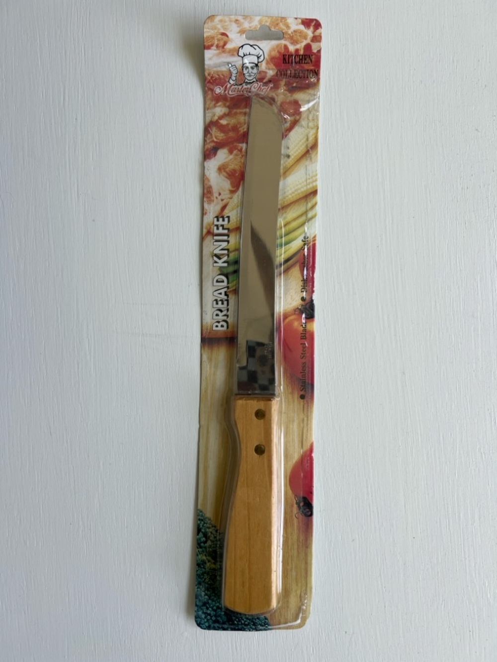 Bread Knife with Wood Handle